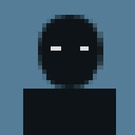 A dark silhouette